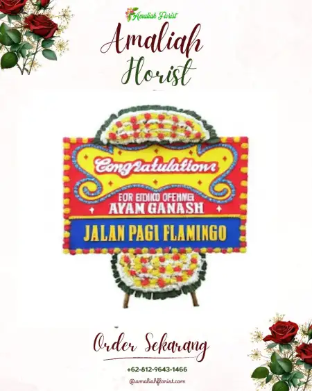 Sewa Papan Bunga Sei Bamban