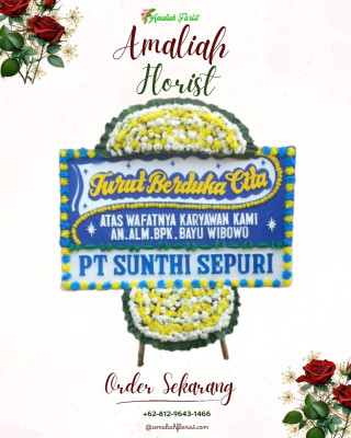Papan Bunga Duka di Sei Bamban