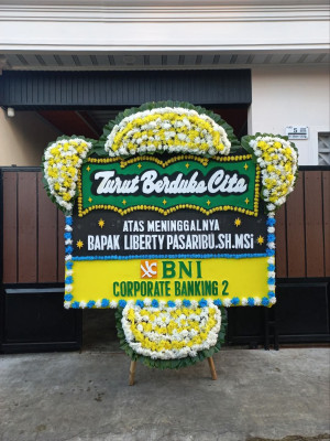 Papan Bunga Duka di Sei Bamban