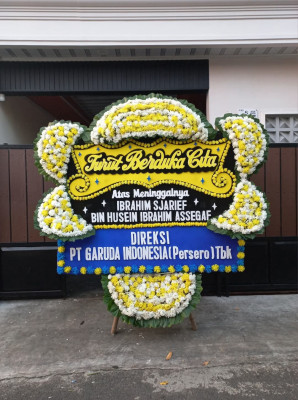 Papan Bunga Duka di Sei Bamban