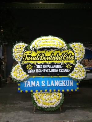 Papan Bunga Duka di Sei Bamban