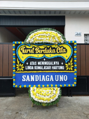 Papan Bunga Duka di Sei Bamban