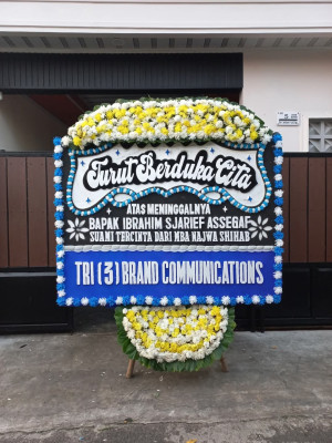 Papan Bunga Duka di Sei Bamban